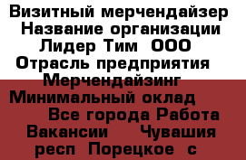 Визитный мерчендайзер › Название организации ­ Лидер Тим, ООО › Отрасль предприятия ­ Мерчендайзинг › Минимальный оклад ­ 21 000 - Все города Работа » Вакансии   . Чувашия респ.,Порецкое. с.